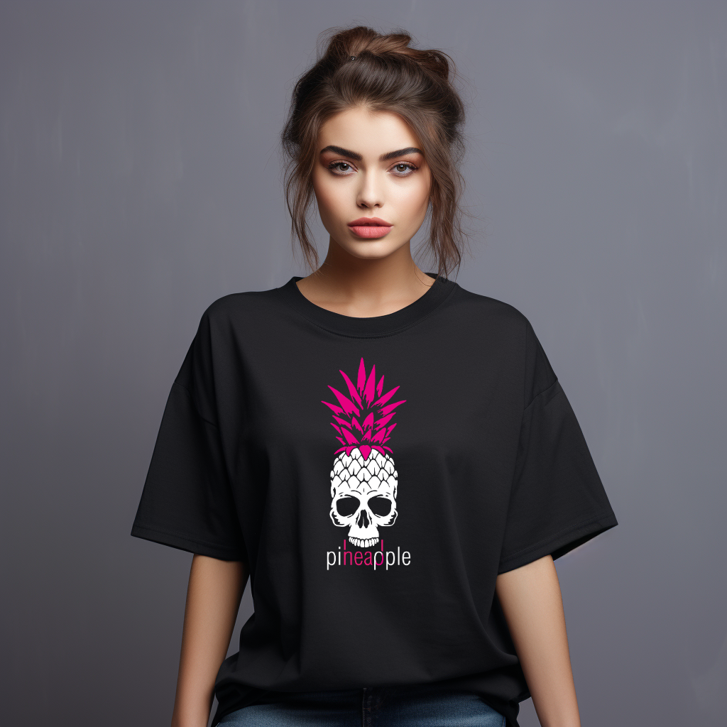 VACANCY Oversized Shirt - Pineapple Head