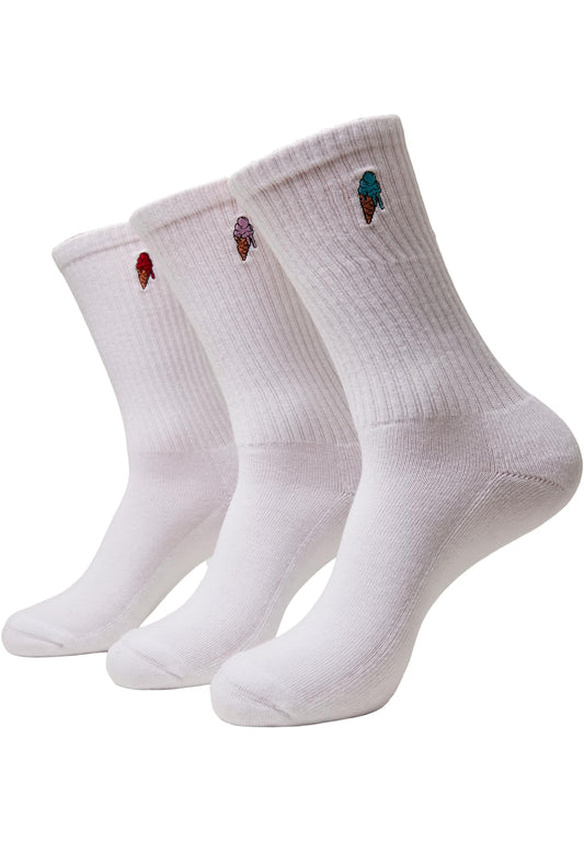 Mister Tee, Ice Cream Socks - 3er Pack