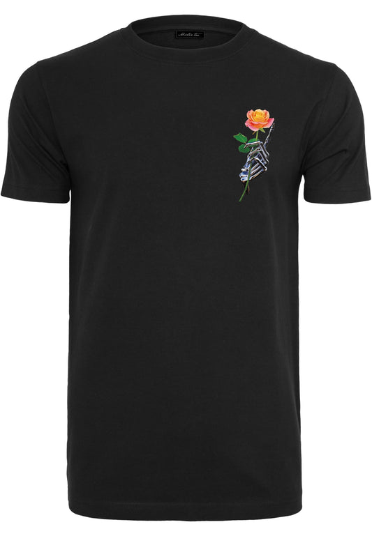 Mister Tee, T-Shirt, Rose Skelloton Tee, schwarz