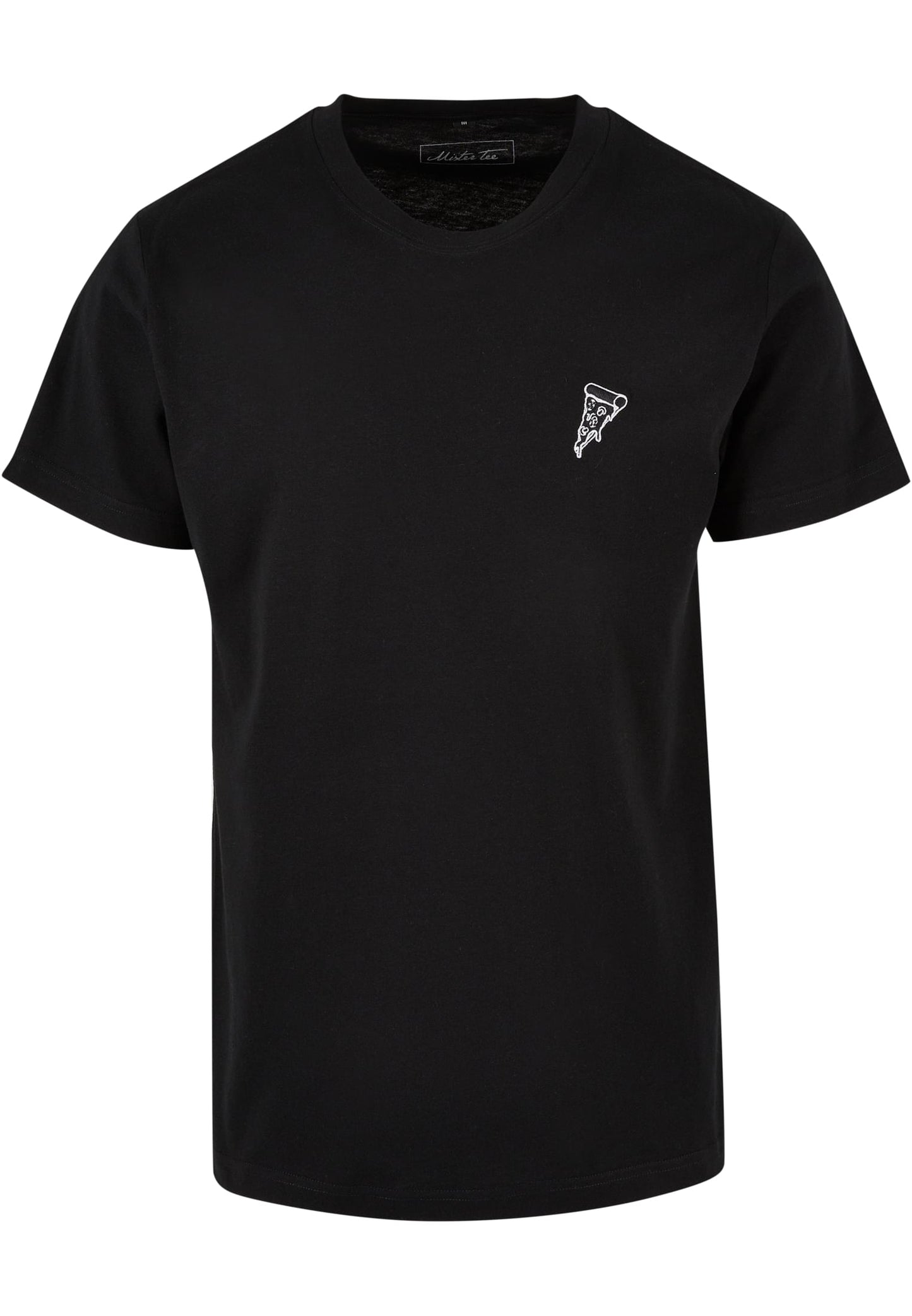 Mister Tee, T-Shirt, Pizza Slice Tee, schwarz