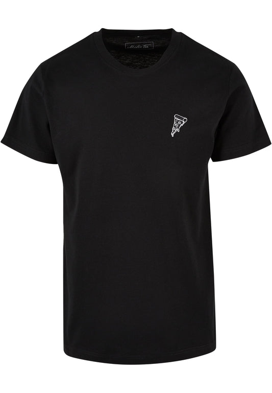 Mister Tee, T-Shirt, Pizza Slice Tee, schwarz